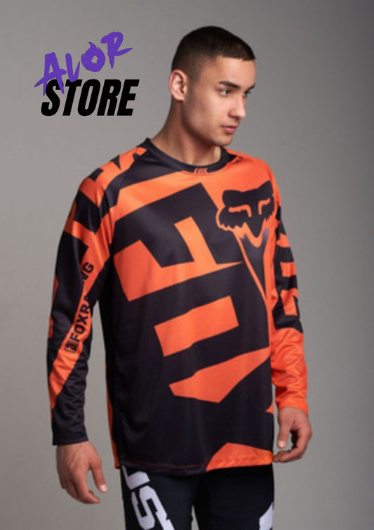 Camiseta Motera Fox Letra