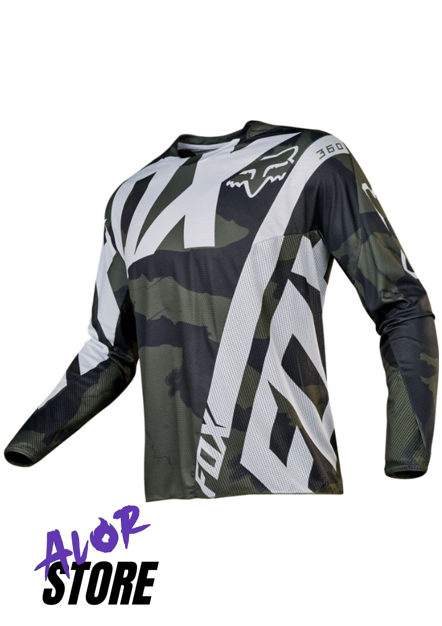 Camiseta Motera Fox Letra