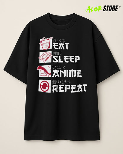 Polo Oversize/Boxi Fit Manga Corta 100% Algodón – Diseños Animes Exclusivos