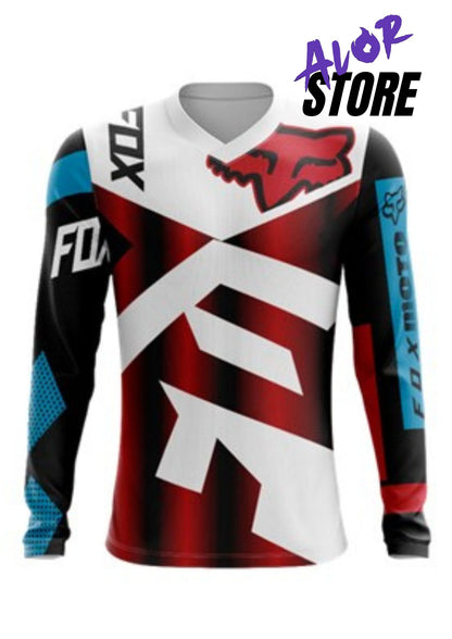 Camiseta Motera Fox Letra