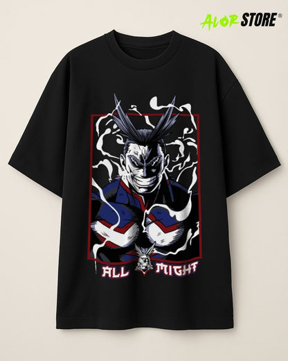 Polo Oversize/Boxi Fit Manga Corta 100% Algodón – Diseños Animes Exclusivos