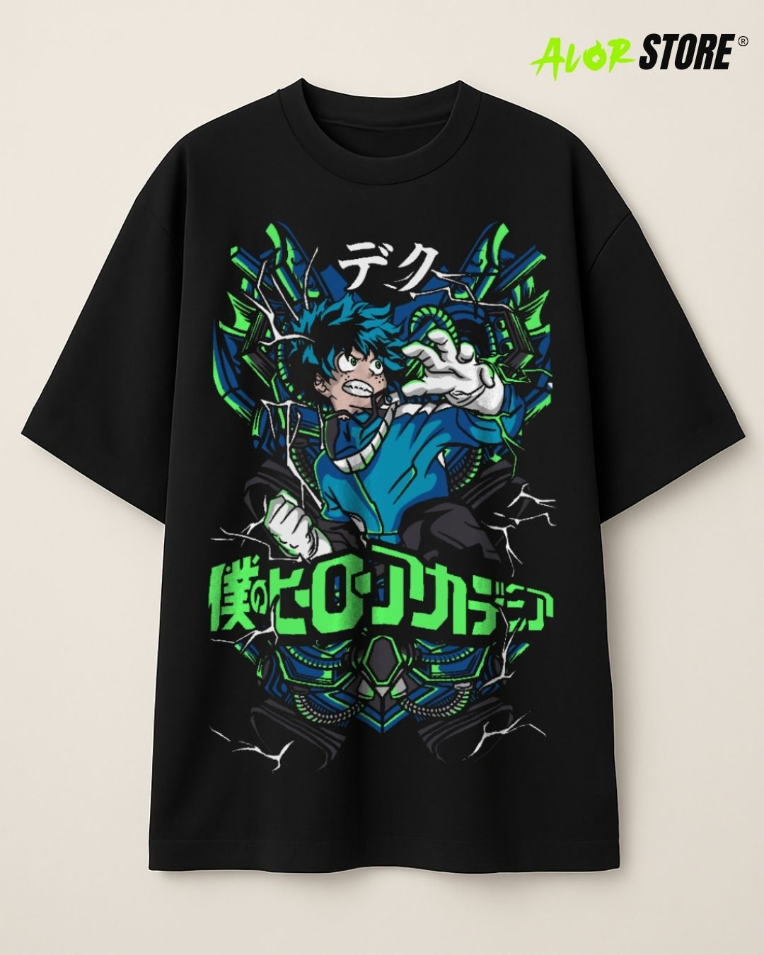 Polo Oversize/Boxi Fit Manga Corta 100% Algodón – Diseños Animes Exclusivos