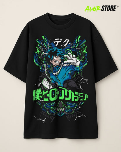 Polo Oversize/Boxi Fit Manga Corta 100% Algodón – Diseños Animes Exclusivos