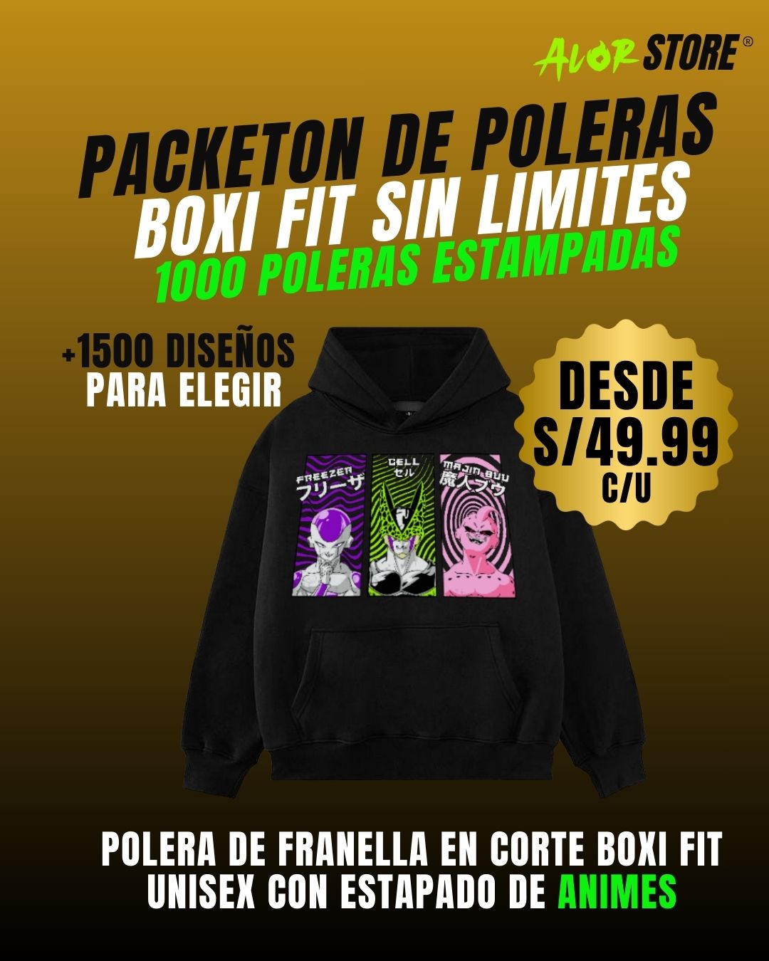 Polera de franela – Diseños Animes Exclusivos